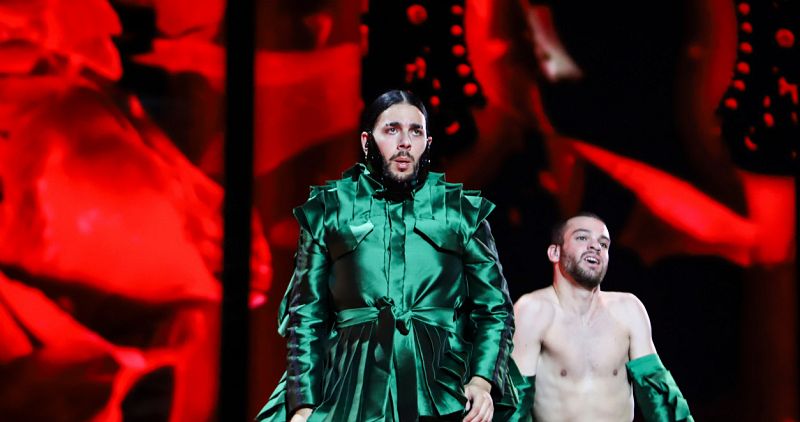 Conan Osiris (Portugal) en su primer ensayo en Eurovisión 2019