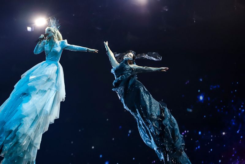 Kate Miller-Heidke (Australia) en su primer ensayo en Eurovisión 2019