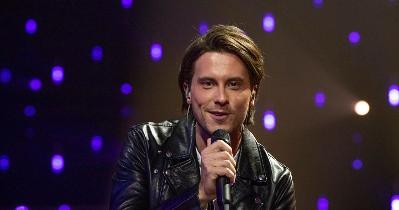 Victor Crone (Estonia) en su primer ensayo en Eurovisión 2019