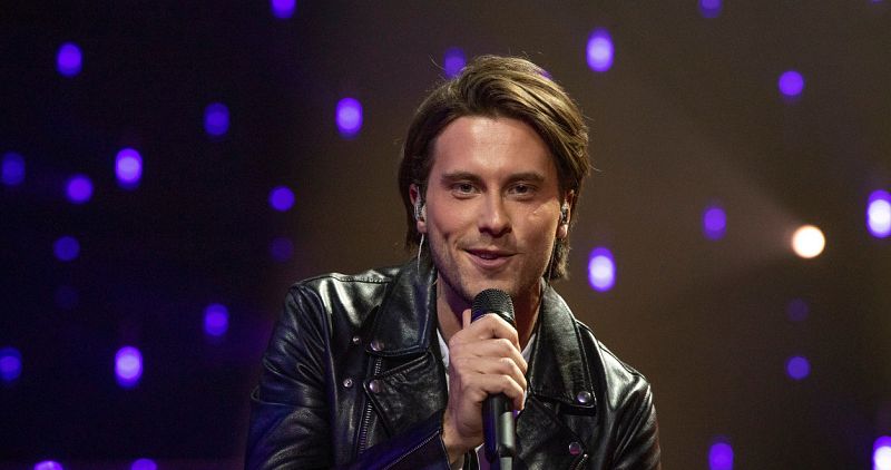 Victor Crone (Estonia) en su primer ensayo en Eurovisión 2019