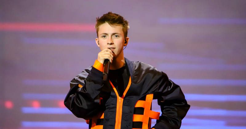  Eliot Vassamillet (Bélgica) en su primer ensayo en Eurovisión 2019