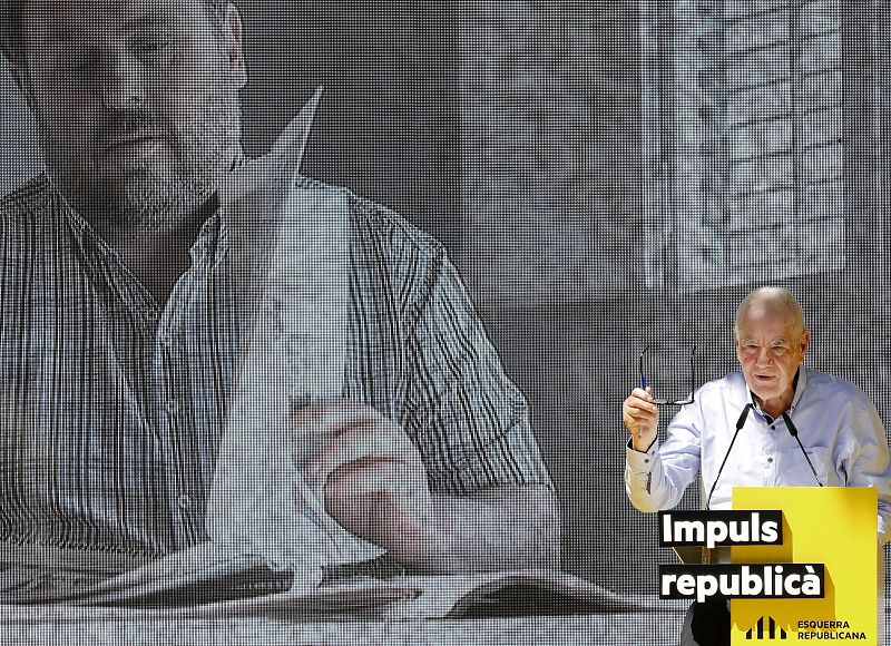 Acto de campaña de ERC en Barcelona