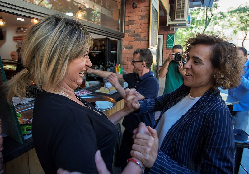 Dolors Montserrat hace campaña en Ciudad Real