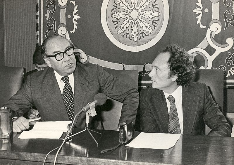 El presidente de la CEE con Punset