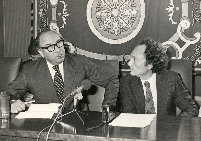 El presidente de la CEE con Punset