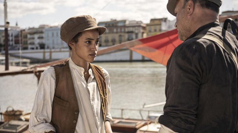 Inés se enfrenta a los trabajadores del puerto de Triana