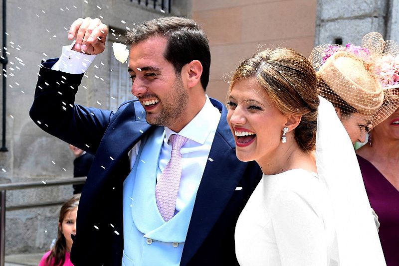 Pablo Pérez ha contraído matrimonio con Paloma Cantalejo en la Colegiata de la Santísima Trinidad, en La Granja (Segovia)