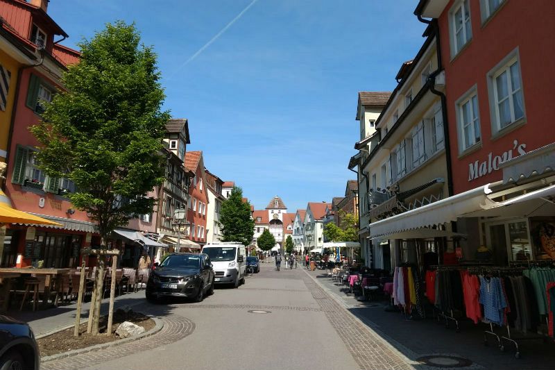 Ciudad baja de Meersburg.