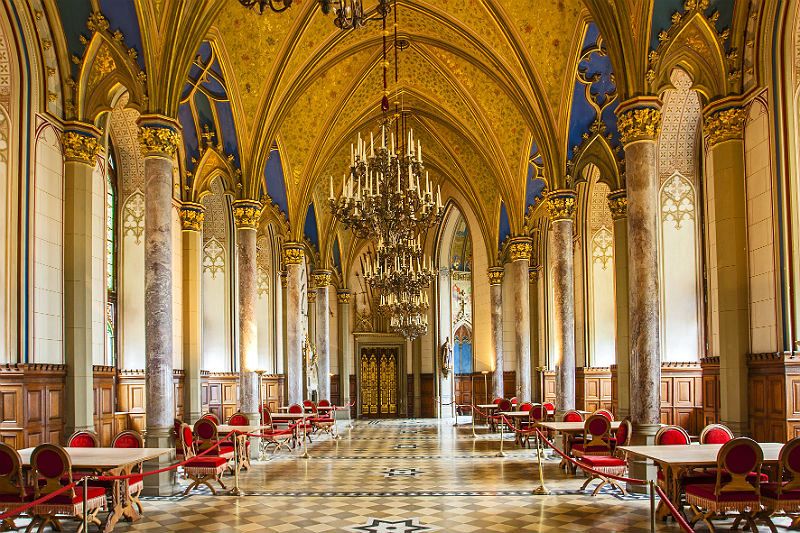 Salón de celebraciones del Castillo Hohenzollern.