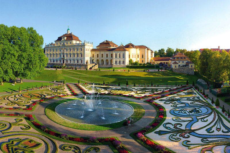 Jardines del Palacio Residencial de Ludwigsburg.