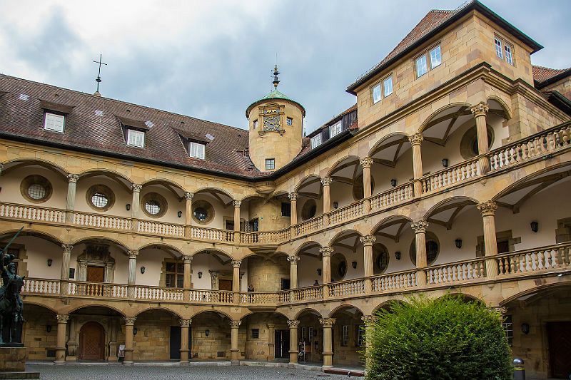 Patio del Castillo Antiguo de Stuttgart.