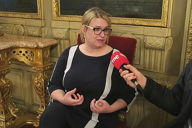 Katherina Pfitzinger, directora de marketing del Palacio de Sigmaringen.