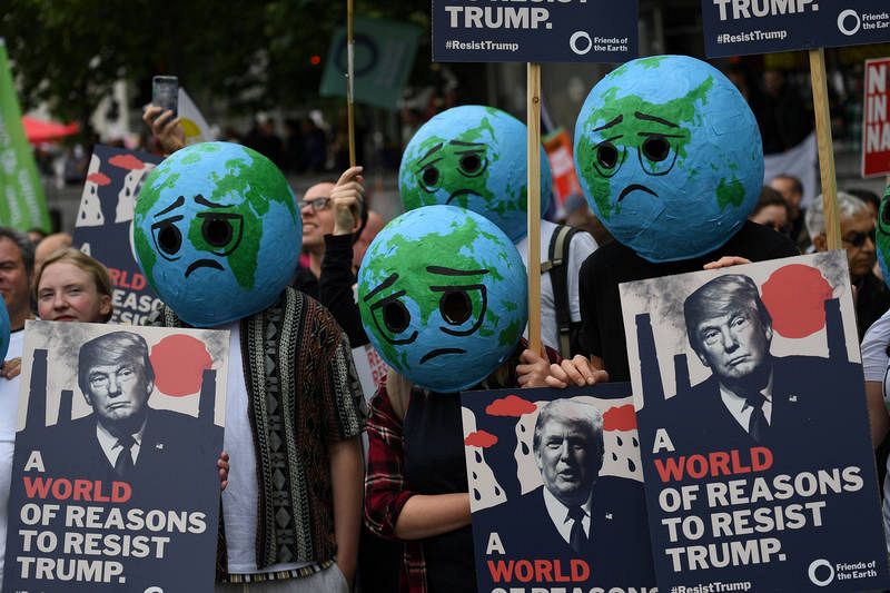 Protesta anti-Trump en Londres
