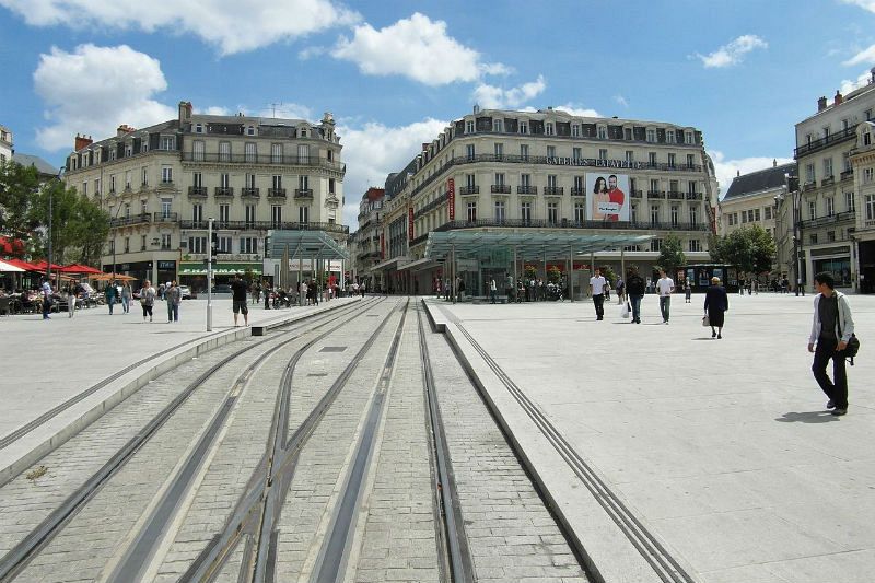 Place du Ralliement, el centro de Angers.