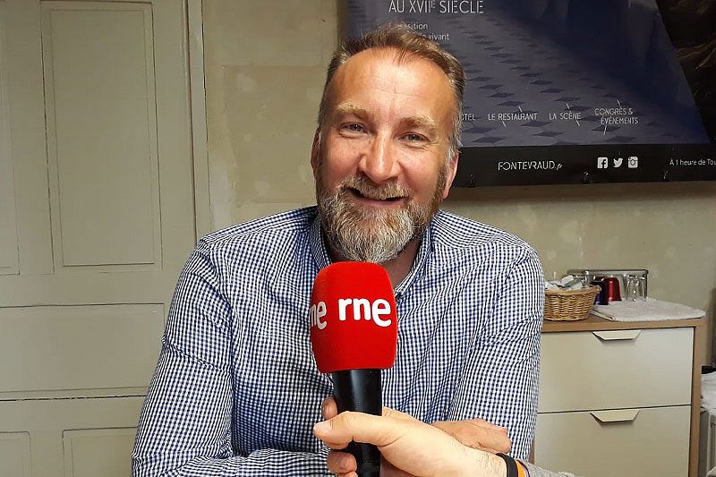 Olivier Châble, responsable de comunicación de la Abadía Real de Fontevraud.