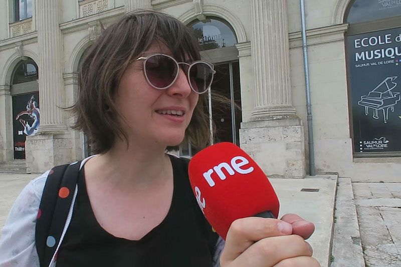 Julie Hénault, guía de Saumur.