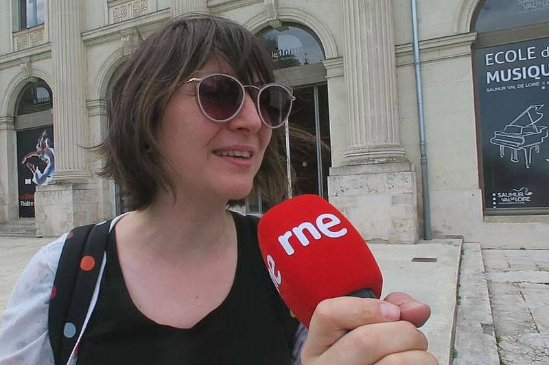 Julie Hénault, guía de Saumur.