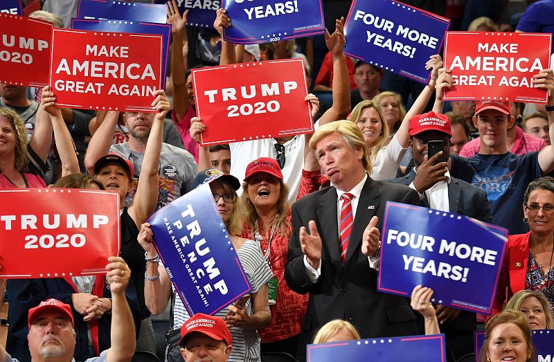 El acto formal de campaña de Donald Trump para su reelección en 2020