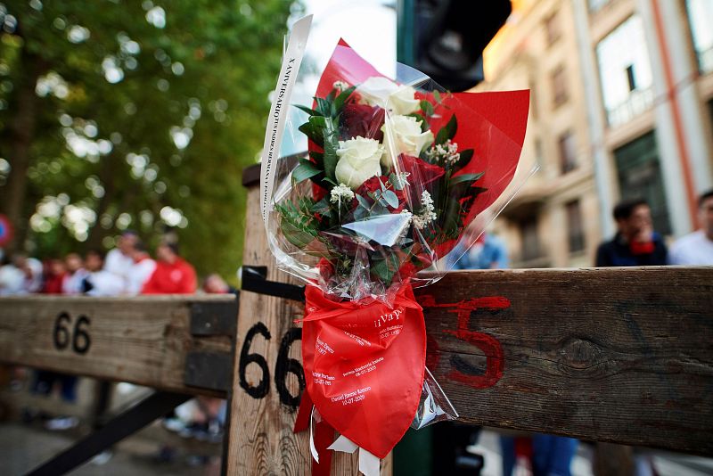 Homenaje a un corredor fallecido