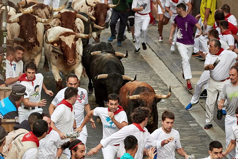 Séptimo encierro de los Sanfermines 2019