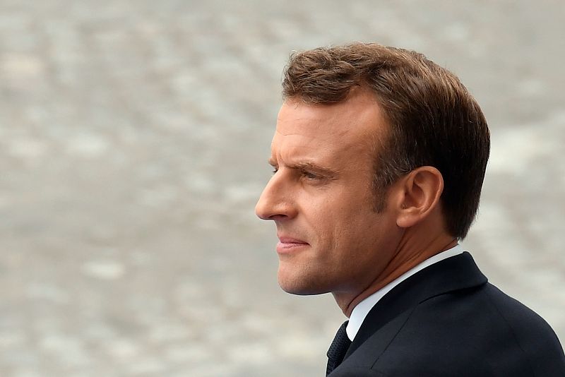 El presidente de Francia, Emmanuel Macron