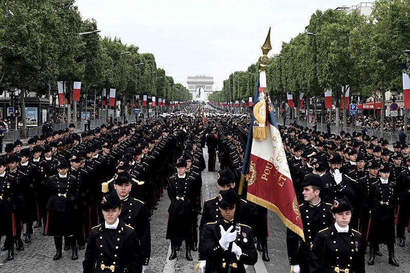 Alumnos de la Escuela Militar Politécnica ('Ecole Polytechnique')