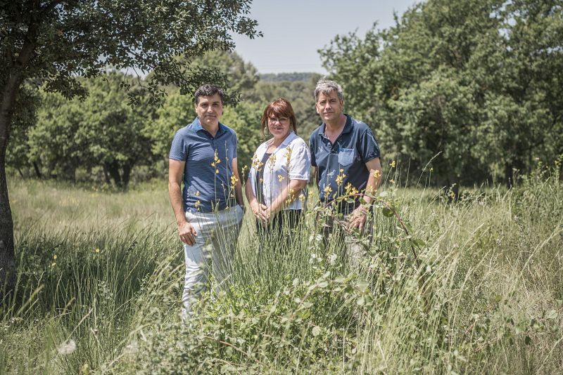 Rafa Arenas, María Hortensia Vélez y Sergi Castelar, equipo de realización del programa ¡Qué Animal!