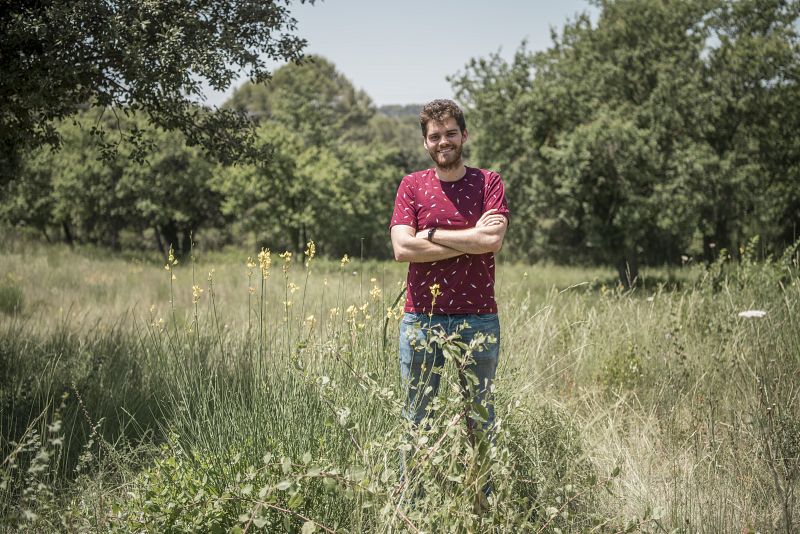 Víctor Sanz, diseñador gráfico del programa ¡Qué Animal!