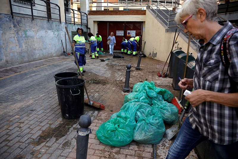 Arganda evalúa los daños tras las fuertes lluvias