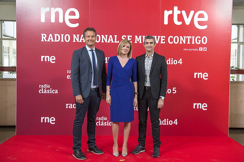 Iñigo Alfonso, Pepa Fernández y Carles Mesa