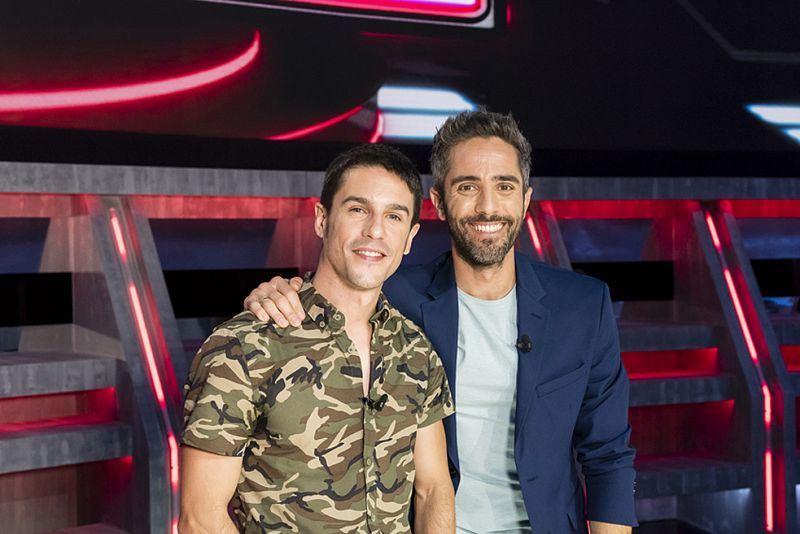 Alejo Sauras con Roberto Leal