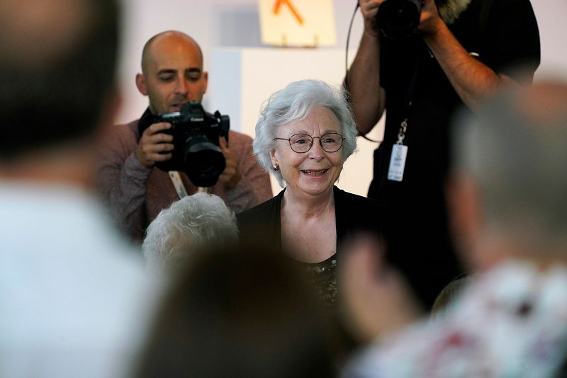 La directora Josefina Molina antes de recibir el Premio Nacional de Cinematografía