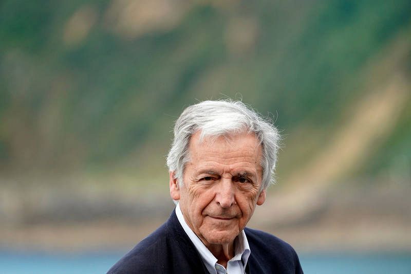 El director Costa-Gavras durante el 'photocall' de su película 'Comportarse como adultos'
