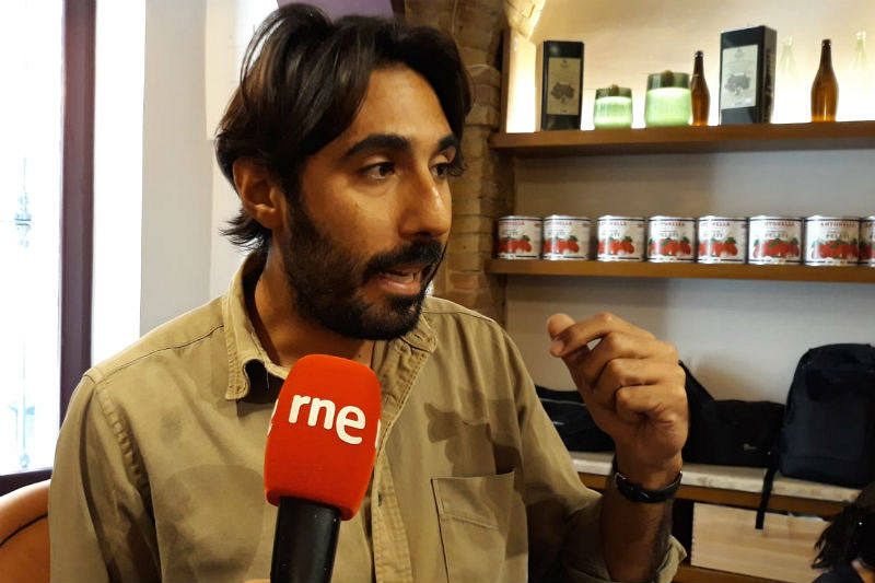 Marco Aurelio Severino, copropietario de la pizzería Impasto (Cagliari).