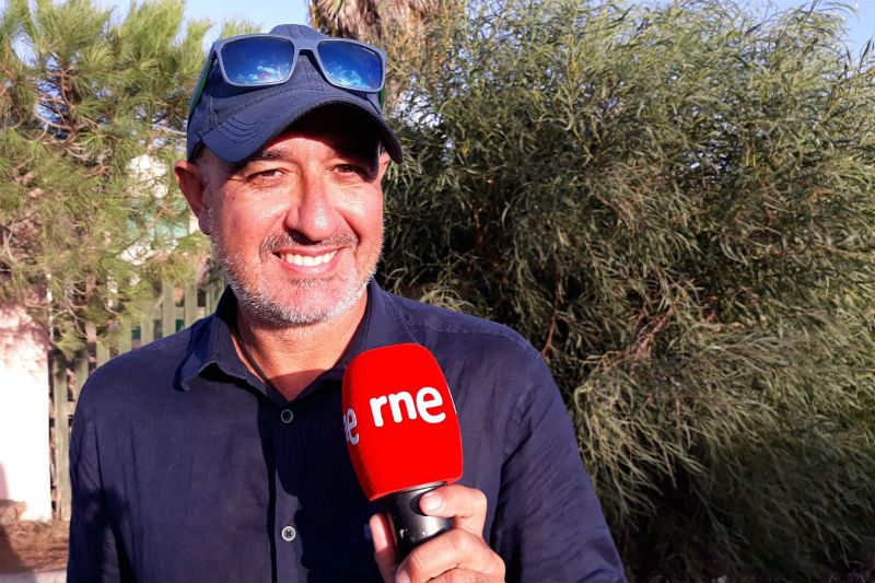 Fabio Brundu, guía en la península del Sinis.