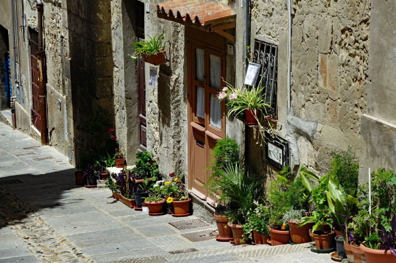 Centro histórico de Cagliari.