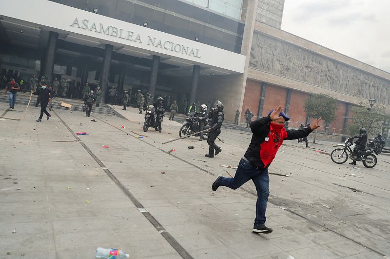 Las protestas en Ecuador, en imágenes