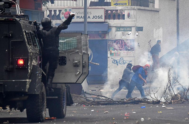 Las protestas en Ecuador, en imágenes