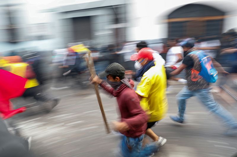 Las protestas en Ecuador, en imágenes