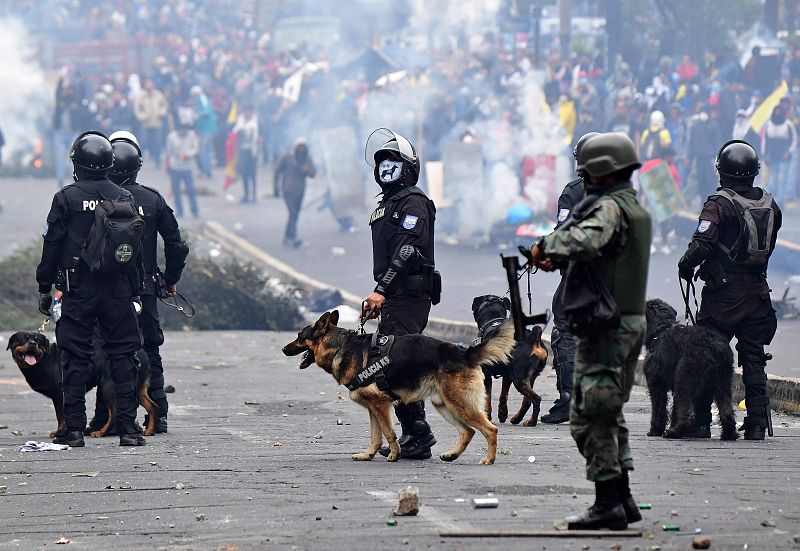 Las protestas en Ecuador, en imágenes