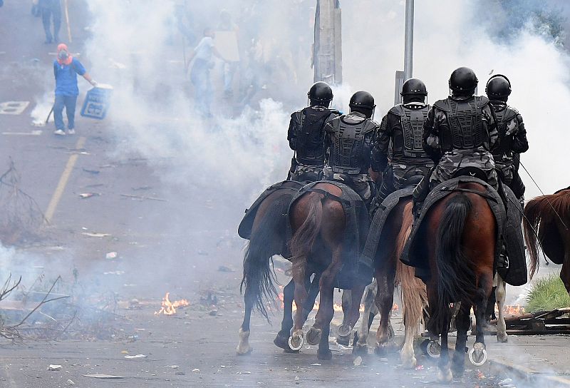 Las protestas en Ecuador, en imágenes