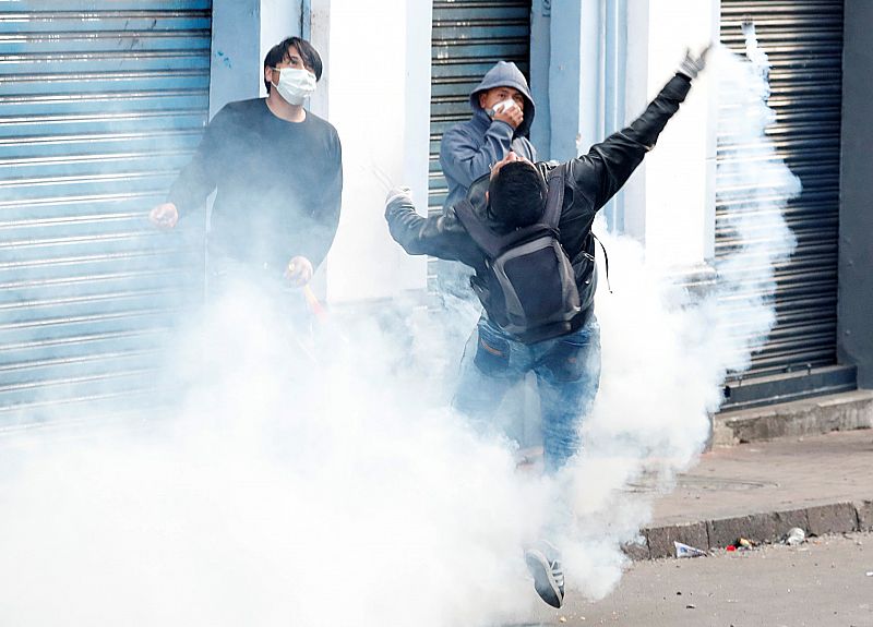 Las protestas en Ecuador, en imágenes