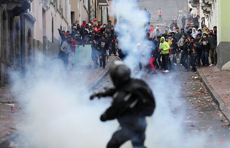 Las protestas en Ecuador, en imágenes