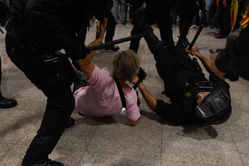 La respuesta a la sentencia del 'procés' ha generado diversas manifestaciones.