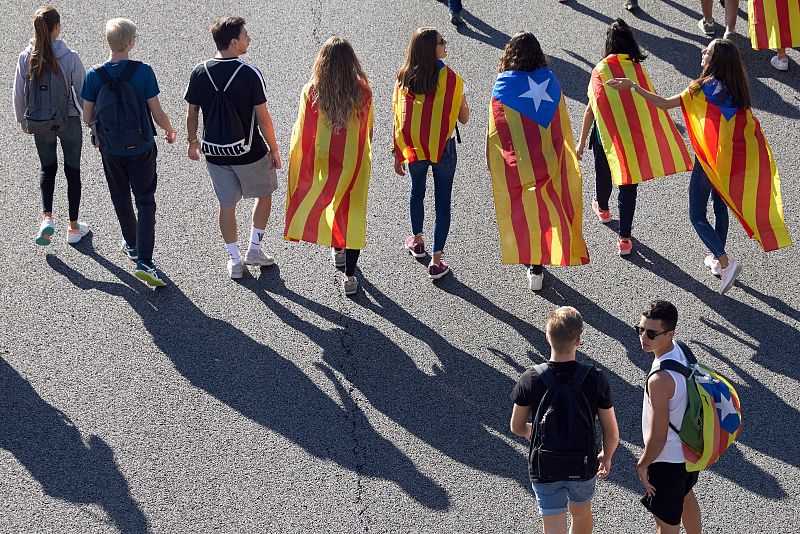 Independentistas inician las ''Marchas por la libertad''