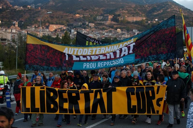 Independentistas inician las ''Marchas por la libertad''