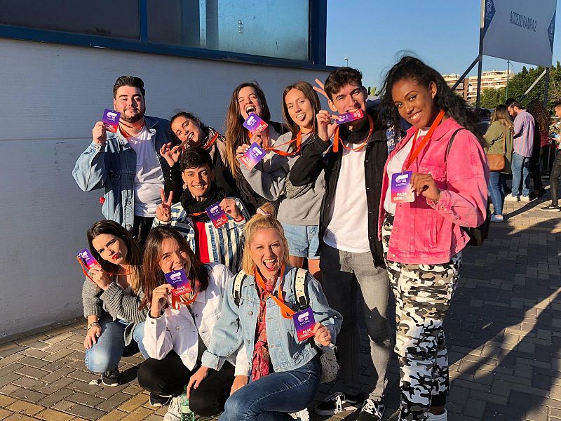 Primer grupo de pases directos en la Fase 1 del casting OT 2020 en Málaga
