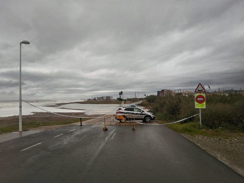 Benicarló inundado como consecuencia de la DANA