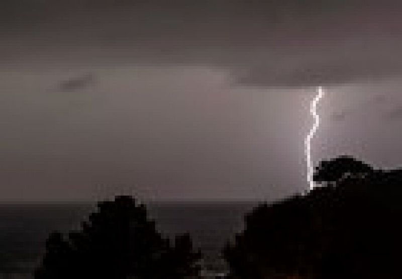 Fuertes tormentas en Baleares