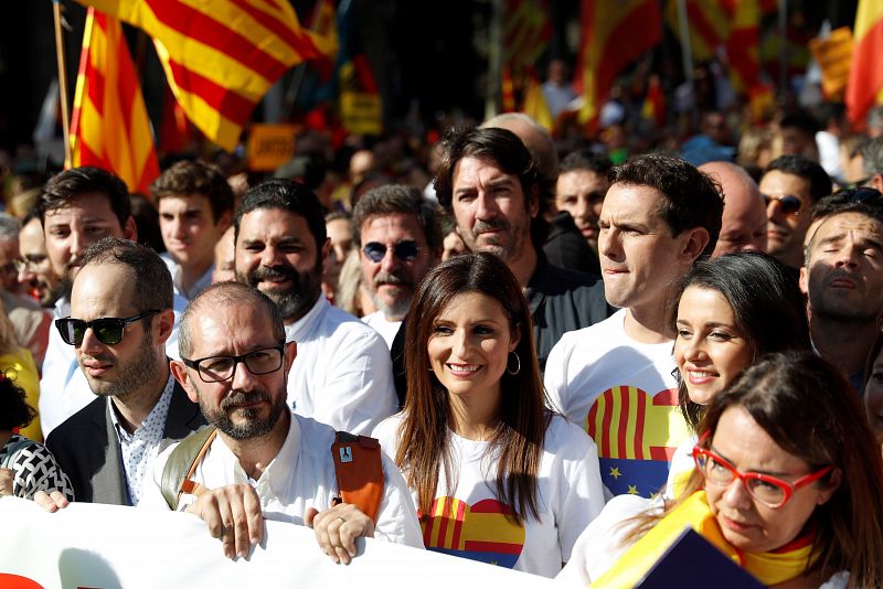 Ciutadans no va voler-se perdre la manifestació convocada per Societat Civil Catalana